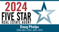 2024 Five Start Real Estate Agent Badge for Doug Phelps